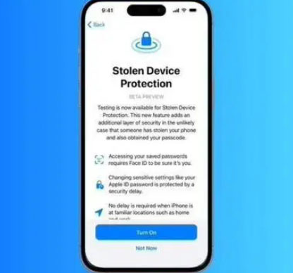 静安苹果授权维修店分享被盗设备保护功能开启方法 