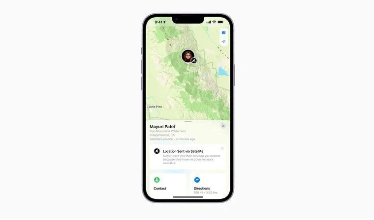 静安苹果14维修分享iPhone14系列中 FindMy功能通过卫星分享位置方法教程 