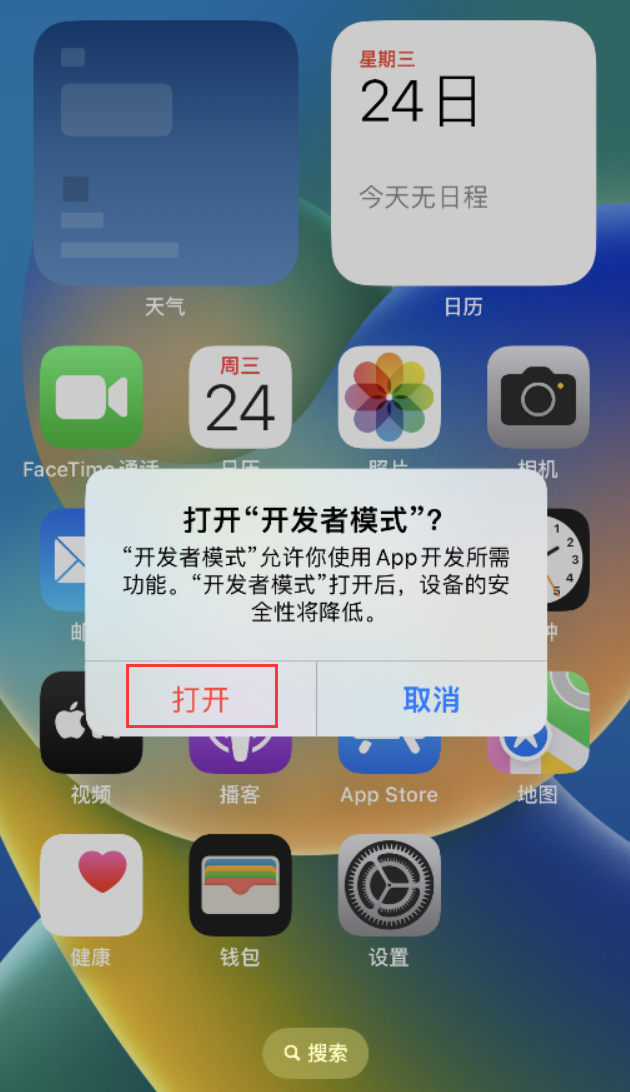 静安苹果手机维修分享如何打开开发者模式 