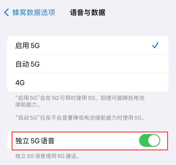 静安苹果14维修分享iPhone 14 Pro如何开启VoNR 
